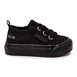 Sneakers nere traforate Big Star JJ374019 nero