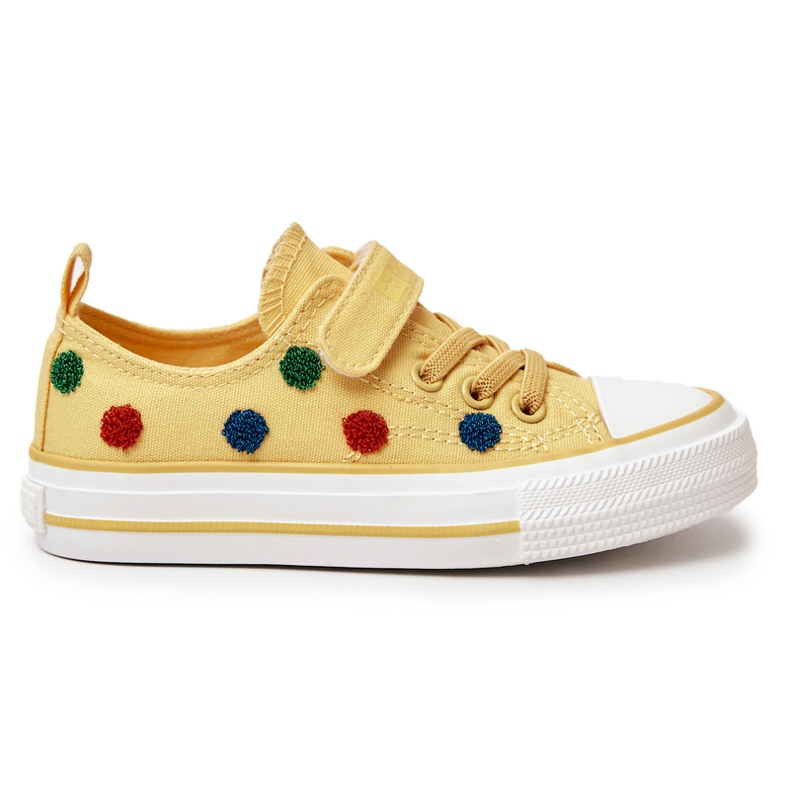 Sneakers Per Bambini Con Velcro Big Star JJ374056 Giallo