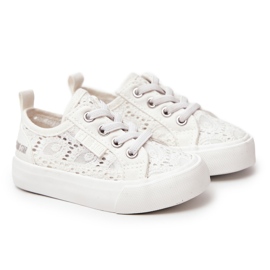 Sneakers traforate Big Star JJ374134 Bianche bianco