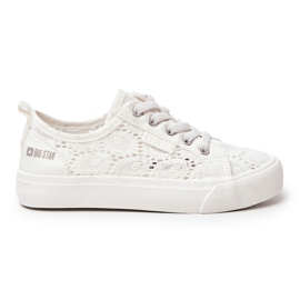 Sneakers traforate Big Star JJ374012 Bianche bianco bianco