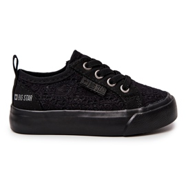 Sneakers nere traforate Big Star JJ374133 nero