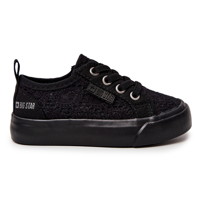 Sneakers nere traforate Big Star JJ374133 nero