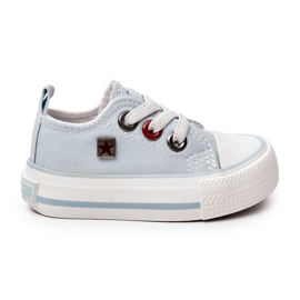 Sneakers basse classiche da bambino Big Star HH374198 Blu bianca