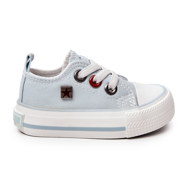 Sneakers basse classiche da bambino Big Star HH374198 Blu bianca