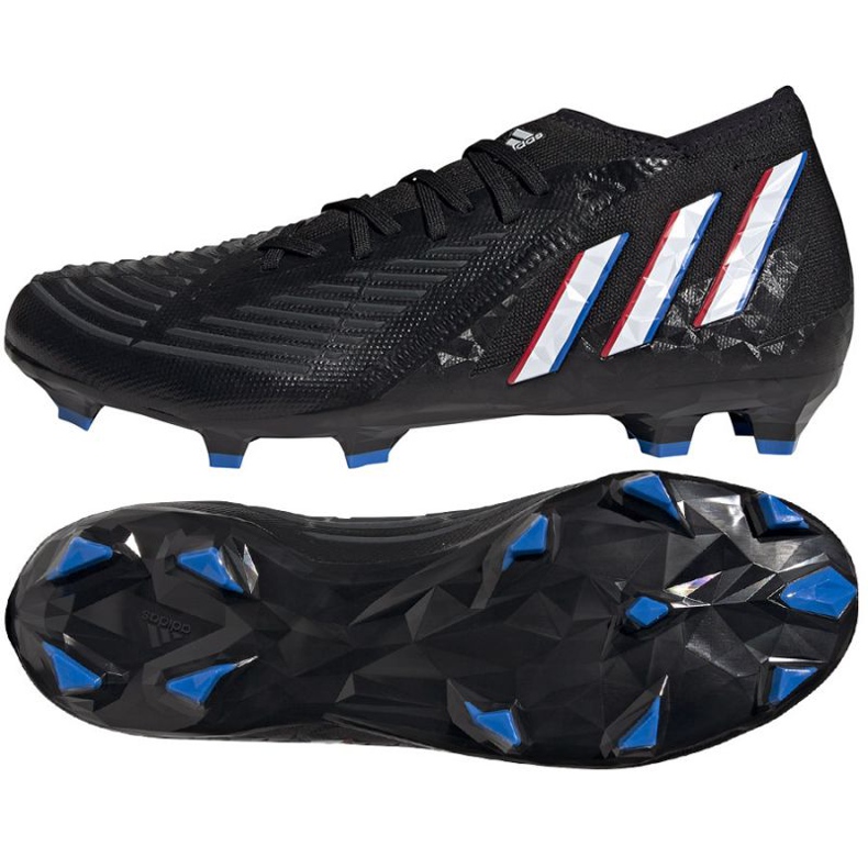 Scarpe da calcio Adidas Predator Edge.2 Fg M GW2271 nero nero