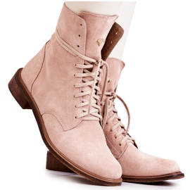 Stivali in camoscio Nicole Pink 2697 rosa