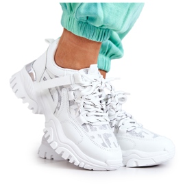 FB2 Sneakers Su Una Suola Massiccia Bianca Il Tuo Stile bianco