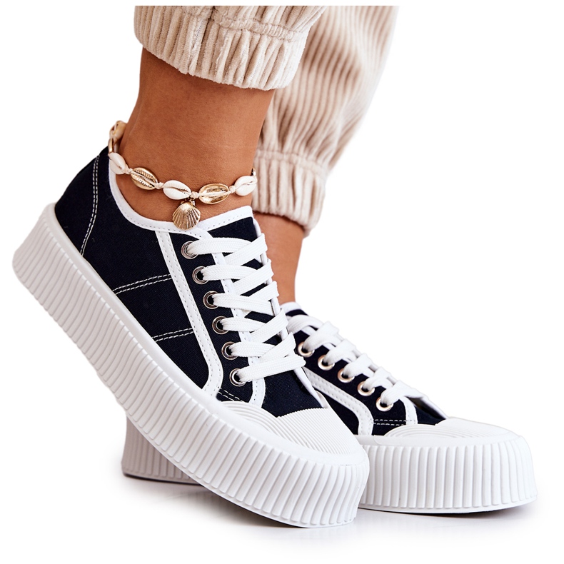 FB2 Sneakers basse sulla piattaforma Mischa nera nero