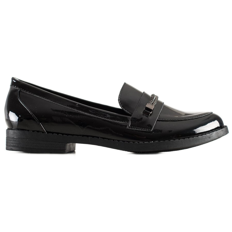 TRENDI Eleganti scarpe laccate nero