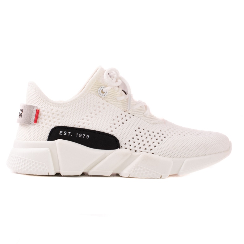 Sneakers da donna traforate Big Star JJ274271 bianca