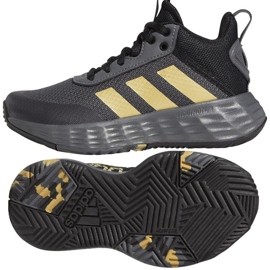 Scarpe da basket Adidas OwnTheGame 2.0 GZ3381 grigio sfumature di grigio