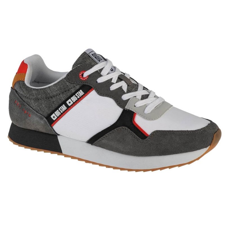 Scarpe Big Star M JJ174147 bianca grigio