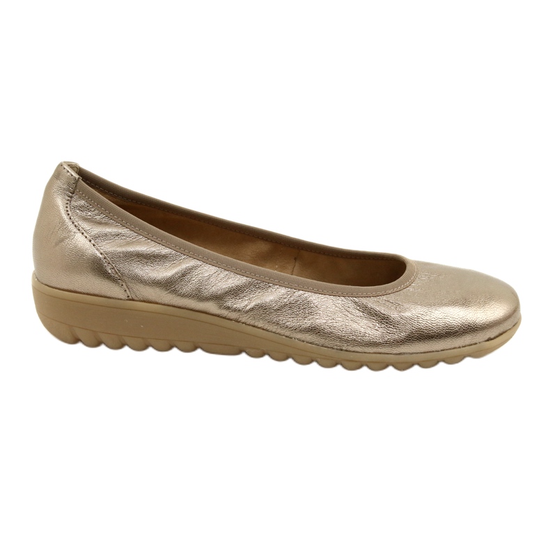 Caprice Ballerina Taupe Metallic 9-22161-28 beige multicolore d'oro