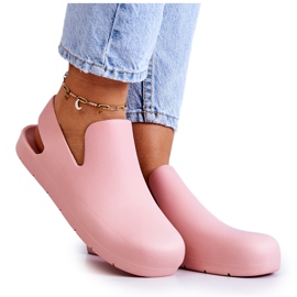 FS1 Zoccoli alla moda in gomma Meriko rosa