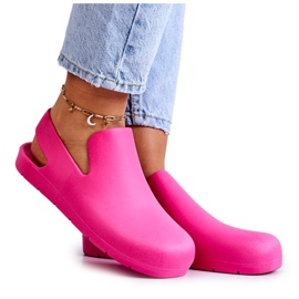 FS1 Zoccoli di gomma alla moda Fucsia Meriko rosa