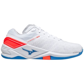 Scarpe indoor Mizuno Wave Stealth Neo M X1GB200025 bianca bianca
