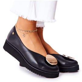 Ballerine Sulla Piattaforma Maciejka Nere 5315B-01 nero