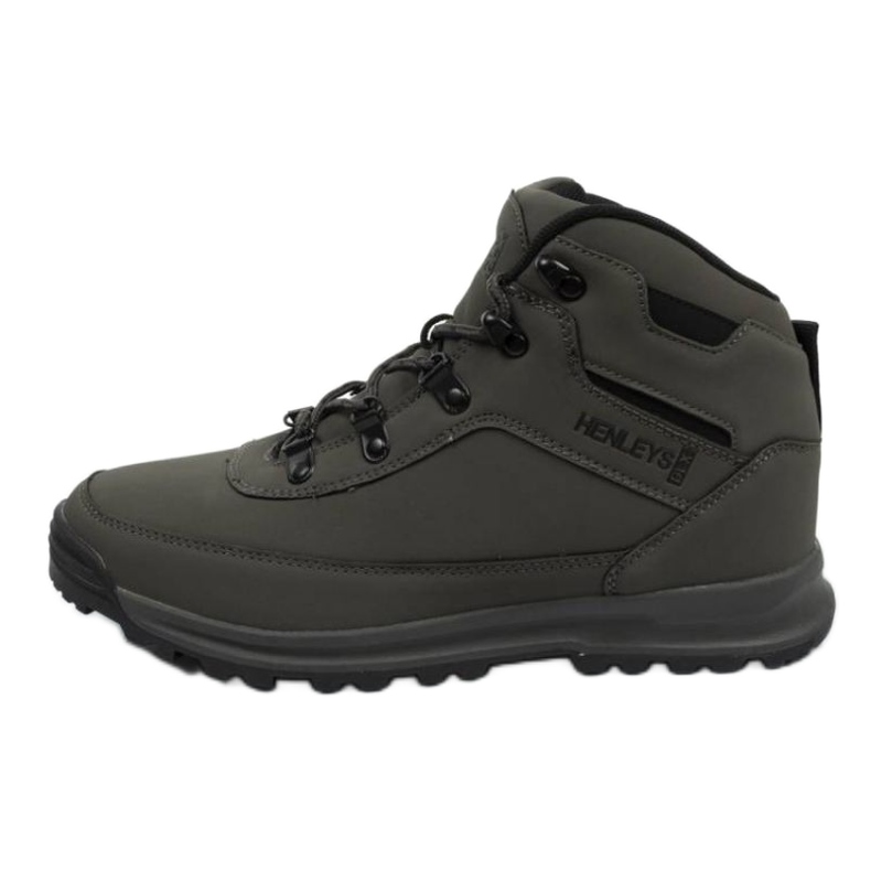 HENLEYS Travis M 418 Stivali antracite grigio verde