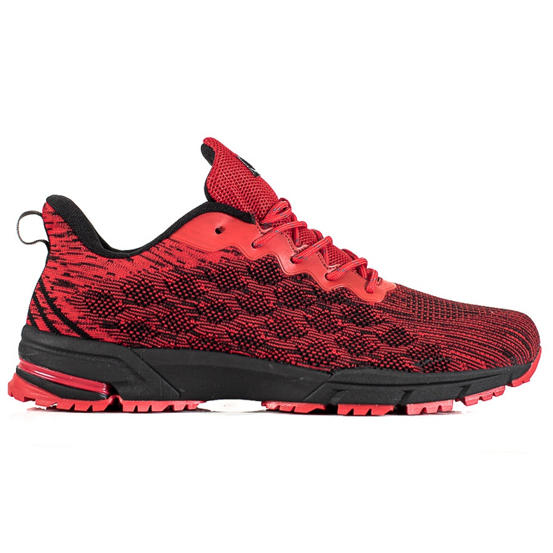 Scarpe da uomo DK nero rosso