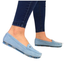 Mocassini in pelle Filippo W PAW201B blu