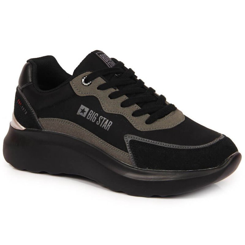 Scarpe sportive nere platform Big Star W JJ274989 nero