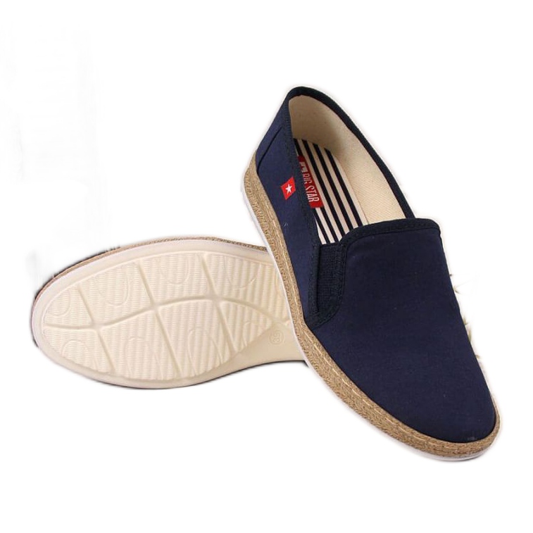Espadrillas slip on Big Star W FF276036 blu navy