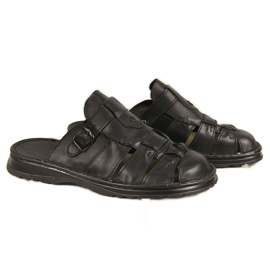 Comode pantofole Łukbut 962 M LUK962B nere nero