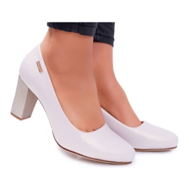 Décolleté Donna Sergio Leone PB130 Beige Ambra Perla