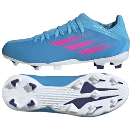 Scarpe Adidas X Speedflow.3 Fg J Jr GW7486 blu blu