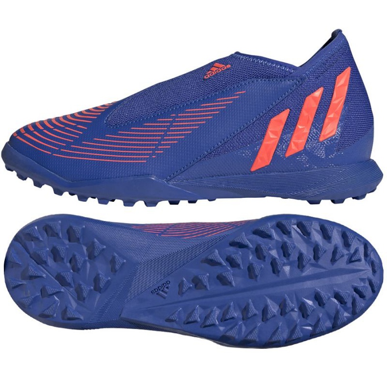 Scarpe Adidas Predator Edge.3 Ll Tf J Jr GX2636 viola blu
