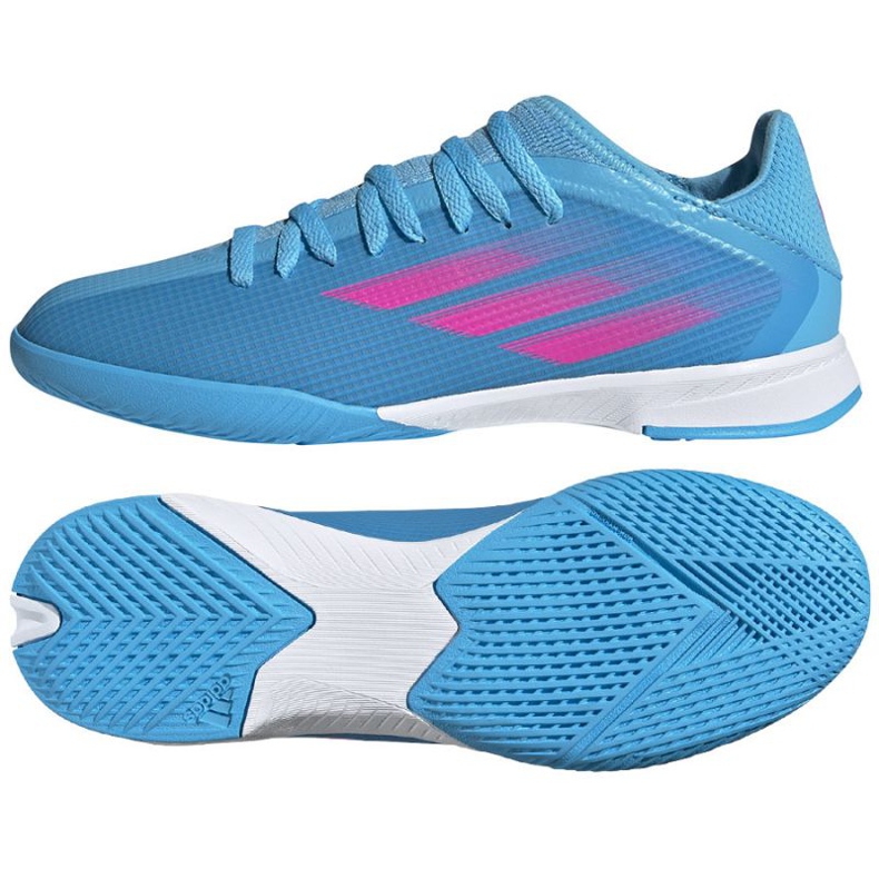 Scarpe Adidas X Speedflow.3 In J Jr GW7493 blu blu