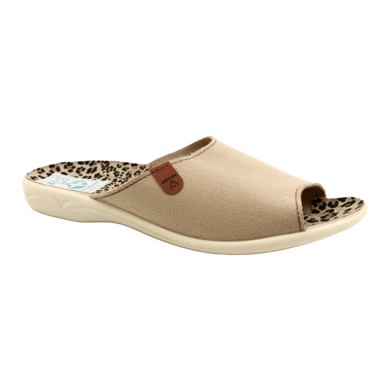 Ciabatte da donna in camoscio Adanex Sara 27310 Beige