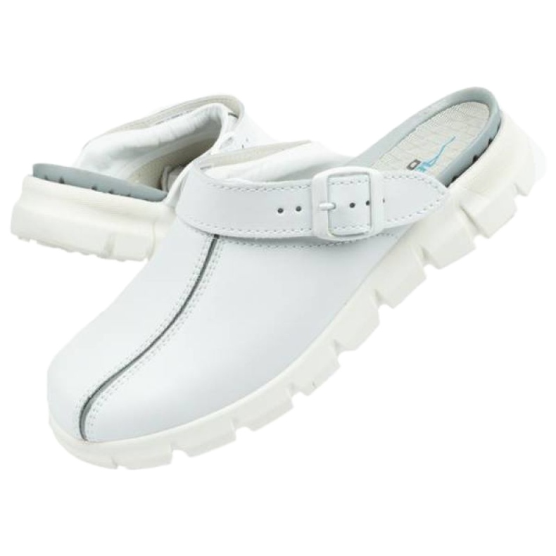 Abeba 57310 zoccoli per scarpe mediche bianca