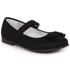 Ballerine in velcro Kornecki Jr 6802 nere nero