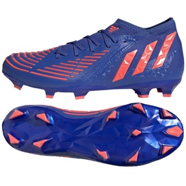 Scarpe da calcio Adidas Predator Edge.2 Fg M GW2270 blu blu e blu navy