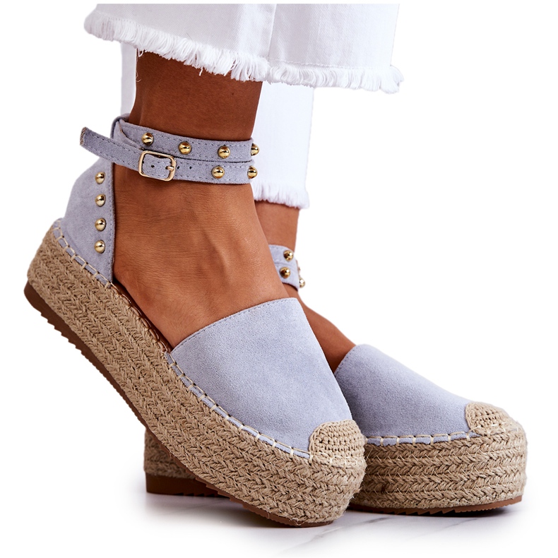 FB2 Sandali Espadrillas Con Jet Lillian Blu