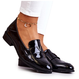 Vinceza Scarpe Sherilyn nere in pelle verniciata nero