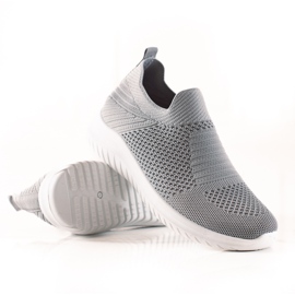 TRENDI Comode scarpe da ginnastica slip-on grigio