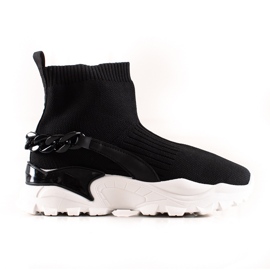 TRENDI Sneakers Alla Moda Con Un Calzino nero