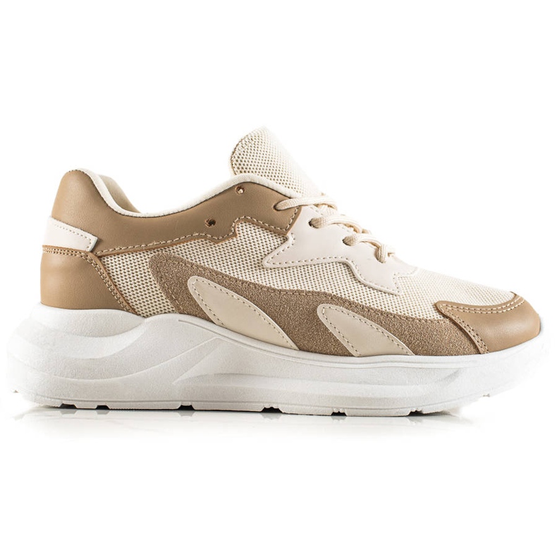 Ideal Shoes Scarpe da ginnastica classiche beige marrone
