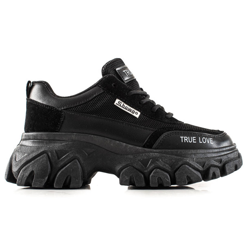 TRENDI Sneakers alla moda True Love nero