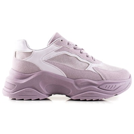 Marquiz Sneakers Viola Sulla Piattaforma