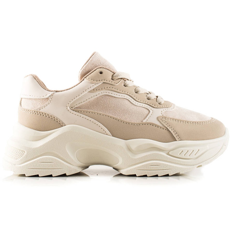 Marquiz Sneakers beige sulla piattaforma