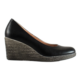 W. Potocki Pompe Classiche Su Wedge Potocki nero