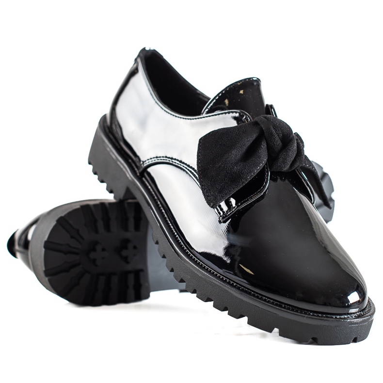 Goodin Scarpe classiche con fiocco nero