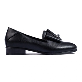 W. Potocki Scarpe con cristalli Potocki nero