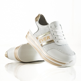 Goodin Sneakers in pelle sulla piattaforma bianca