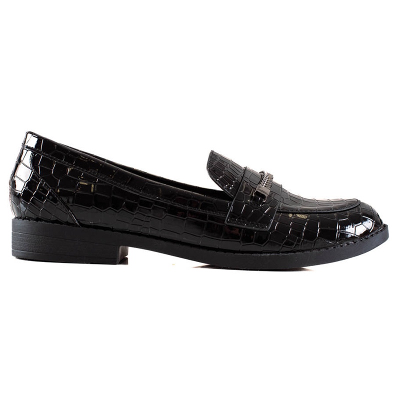 TRENDI Eleganti scarpe laccate nero