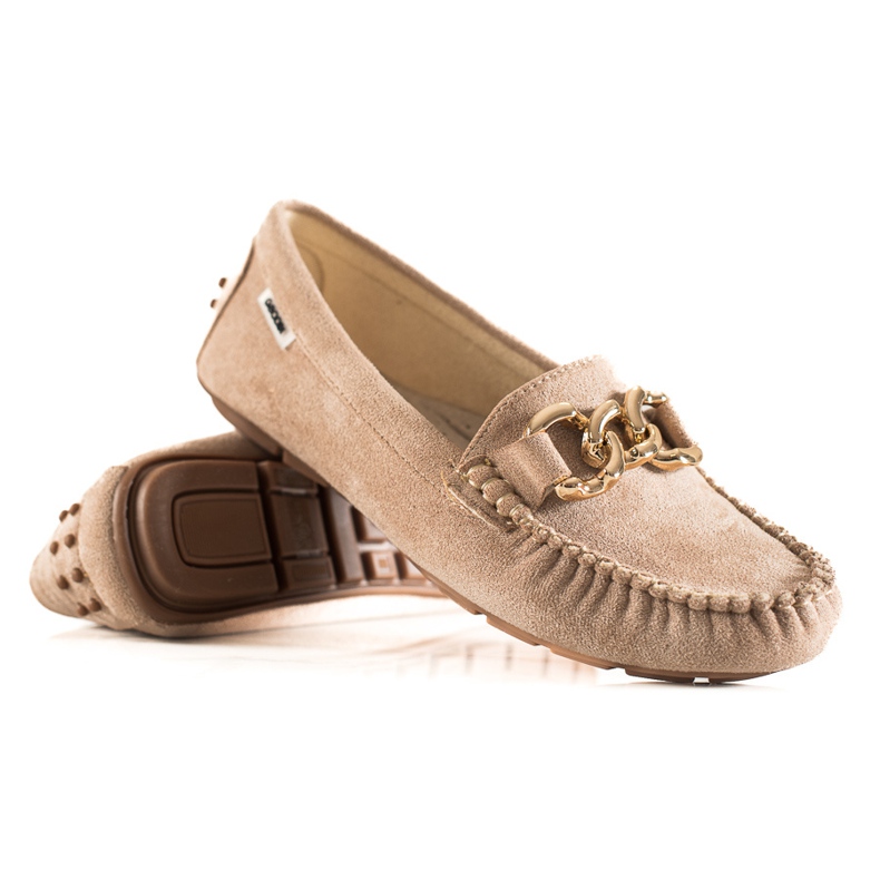 Goodin Mocassini Classici Con Ornamento beige