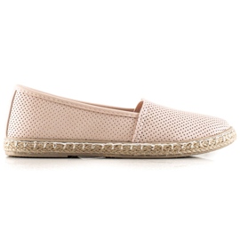 TRENDI Comode espadrillas in ecopelle rosa
